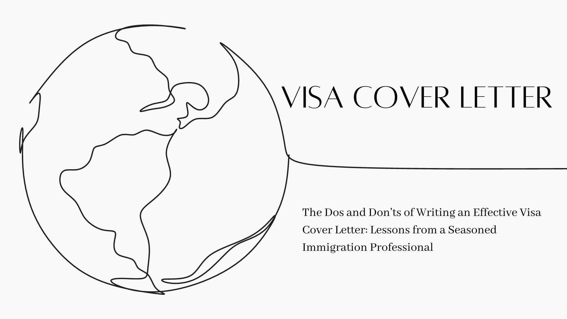 Visa Cover Letter